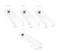 TIDTALEO 4 Piezas Unidades Expositor Automático para Cigarrillos con Bandeja Push Soporte Transparente para Tienda Resistente y Fácil Instalación para Exhibición Retail