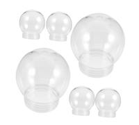 TIDTALEO 6 Piezas Bolas de Diy Globos de Transparentes para Manualidades de Recipientes Reutilizables y Fáciles de Limpiar