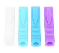 TIDTALEO Abridor de Ampollas para Enfermería 4 Piezas Diseño de Ranura, Mini Abridor Portátil de Plástico en Colores, Oscuro, Azulado y Eléctrico, Accesorio Ergonómico para Uso