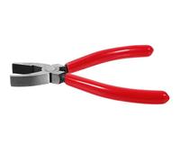 TIDTALEO Alicates para Romper Vidrio de 6 Pulgadas Boca Curva, Herramienta para Cortar Vidrieras y Mosaicos, Alicates Rompevidrios Resistentes para Manualidades y Artesanía