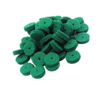 TIDTALEO Arandelas De Fieltro para Teclado De Piano, 90 Piezas Verdes, Accesorio para Reparación y Nivelación, Piezas De Repuesto para Regulación En Instrumentos Musicales