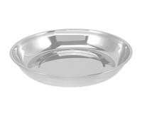 TIDTALEO Bandeja de Báscula Industrial de Acero Inoxidable Redonda, Platillo de Pesaje Metálico Reutilizable, Accesorio para Balanza Digital, Adecuado para Laboratorio y Cocina, 1 Unidad