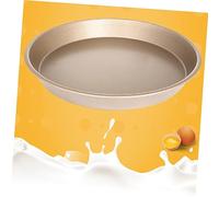 TIDTALEO Bandeja para Hornear Pizza Antiadherente de Resistente Altas Temperaturas Molde Redondo para Tartas y Bizcochos para Uso Doméstico y Profesional