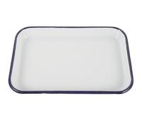 TIDTALEO Bandeja Rectangular de Esmalte para Horno Ligera y Resistente Superficie Lisa, Adecuado para Hornear Crepes y Galletas en Cocina