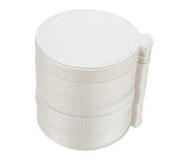 TIDTALEO Bases para Tartas Redondas de Papel Plata, 100 Piezas, Gruesas y Resistentes, Ideales para Showers y Compromisos, para Servir y Manipular Fácilmente