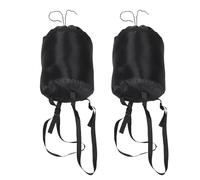TIDTALEO Bolsa de Almacenamiento Negro Gran Capacidad 2 Piezas Saco de Compresión, Tela Oxford Compresión Ahorra Espacio para Saco de Dormir para Outdoor y Backpacking