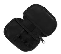 TIDTALEO Bolsa de Transporte Diseño Estilizado de Tela Negra para Diabéticos y Kit de Prueba Compacta y Práctica para Sistema de Monitorización de Glucosa Adecuado para Bolso o Mochila