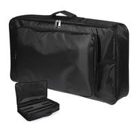 TIDTALEO Bolsa de Transporte para Pedalera de Efectos Cremallera y Mango Cómodo para Uso en Presentaciones en Negro