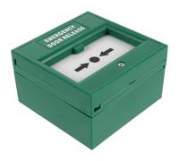 TIDTALEO Botón de Alarma Manual Verde para Escaleras y Escuelas Integración Continua y Resistencia al Desgaste, Cumple Normas de Seguridad contra Incendios