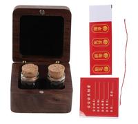 TIDTALEO Caja de Recuerdos de Madera para Cordón Umbilical y Cabello Fetal Frasco Transparente, Elegante y Decorativa para Showers y Preservación Segura
