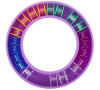 TIDTALEO Caja Organizadora de Plástico de Bobinas de Costura Gran Capacidad para Almacenar y Ordenar Accesorios de Máquina de Coser