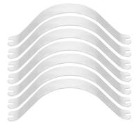 TIDTALEO Clips de Resorte Respaldo del Marco de Fotos de Aluminio, 50 Piezas Fijación Invisible para Colgar Cuadros, Fotografías y Carteles Pared