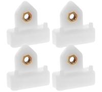 TIDTALEO Clips para Canales de Vidrio de Puerta de Automóvil, Soporte de Retención Ajustable para Regulador de Ventana, Clip de Plástico Resistente, Paquete de 4 Unidades para Uso en