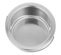 TIDTALEO Crisol de Cera para Depilación Profesional de 500ml en Aluminio con Interior Liso y Alta Conductividad Térmica para Uso en Salones