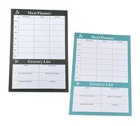 TIDTALEO Cuaderno Desprendible para Seguimiento Diario y Organización del Menú Hogar para Planificador Semanal de Comidas, 2 Piezas en Papel