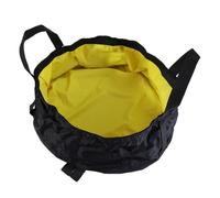 TIDTALEO Cubo Plegable Portátil de 8,5l para Exteriores Hecho de Nylon y Cordura con Bolsa de Almacenamiento, Adecuado para Picnic y Actividades al Aire Libre Color Color Aleatorio