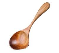 TIDTALEO Cuchara de Sopa de Madera Ligera Mango Cómodo para Cocinar Cocina del Hogar, Adecuado para Verter Salsa y Servir Alimentos Calientes