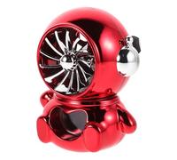 TIDTALEO Dispensador De Perfume Para Coche Diseño De Astronauta y Ventilador Rotativo Clip Decorativo Para Salida De Aire Ambientador Creativo Para Automóviles y Espacios De Oficina