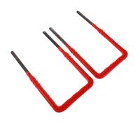 TIDTALEO Escalera para Pozo de Inspección 2 Peldaños Plástico y Acero al Carbono Resistente Anticorrosión 12x150x250 Mm Adecuado para Pozos de Agua y Mantenimiento Municipal