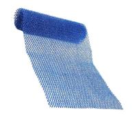 TIDTALEO Esponja Portátil Corporal Africana de Nylon y Azul Exfoliante Ligera Diseño de Larga para Ducha y