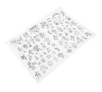 TIDTALEO Estabilizador para Bordado Soluble en Agua, Hoja Autoadhesiva 30x21 Cm, Tela No Tejida Hidrosoluble, Adecuado para Bordado Diy, Costura y Reparación de Ropa