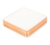 TIDTALEO Estuche Portátil Vacío para Base de Maquillaje en Crema con Cierre Magnético, Caja para Polvo con Borla y Espejo, Funda Tipo Puff en Tonos Rosados y Dorados, Adecuado para Viajes