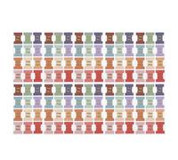 TIDTALEO Etiquetas Mensuales Adhesivas Bohemia Diseño Dorado, 10 Hojas Autoadhesivas para Planificación, Organización de Oficina y Estudio, Pestañas para Cuadernos y Agendas, Separadores