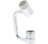 TIDTALEO Extensor de Accesorio Doble Fregadero y Modo Antisalpicaduras Grifo de Cobre Diseño Giratorio de Lavabo Lavado de Cara