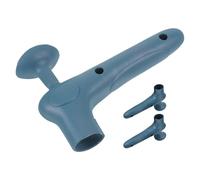 TIDTALEO Funda Protectora para Manija de Puerta de Silicona Azul con Ventosa Juego de 3 Unidades Tope Anticolisión para Pomos Protección para Puertas Hogar y Oficina