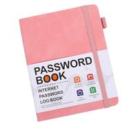 TIDTALEO Libreta de Contraseñas con Pestañas Alfabéticas B6, Cuaderno Organizador de Direcciones de Internet y Números, Cuaderno para Contraseñas Pequeño Rosa para Personas Mayores, Uso