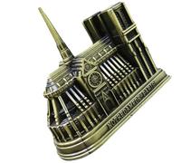 TIDTALEO Maqueta de Edificio Famoso Notre Dame de Aleación Metálica, Adorno Decorativo para Escritorio y Hogar, Artesanía de Construcción Histórica, Decoración Única para Oficina y Sala