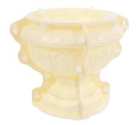 TIDTALEO Moldes para Hormigón de Estilo Europeo para Maceteros Pequeños, Molde Reutilizable de Plástico Flexible Adecuado para DIY y Manualidades