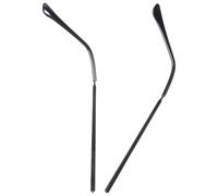TIDTALEO Par de Patillas de Metal Negro Reemplazo Resistente para que Previene Roturas y Rozaduras Rostro para Gafas de Sol y Miopía