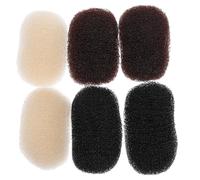 TIDTALEO Pinzas Pelo Volumen 6 Piezas, Clips Elevadores para Raíces de Niña, Colores Negro, Marrón y Beige, Accesorios Invisibles para Peinado, Antideslizantes y Cómodos, para Aumentar