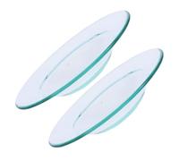 TIDTALEO Plato Calentador de Cera Derretida de Vidrio, 11.5 Cm, 2 Piezas, Repuesto para Quemador de Aromas, Accesorio para Aromaterapia y Fragancias Hogar
