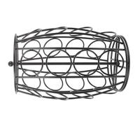 TIDTALEO Porta Café de Diseño Redondo de Hierro Negro Múltiples Agujeros, Organizador Decorativo para Cápsulas, Adecuado para Cocinas en Casa y Alojamientos