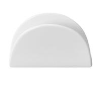 TIDTALEO Servilletero de Cerámica Blanco Cuadrado para Mesa, Dispensador de Servilletas Compacto y Decorativo para Hogar, Restaurante y Cafetería, Accesorio Práctico para Organización