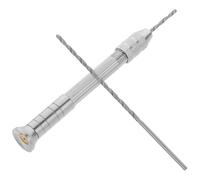 TIDTALEO Taladro Manual de Metal para Velas Brocas Largas y Cortas, Herramienta de Perforación para Manualidades Diy, Kit de 3 Piezas para Hacer Velas y Artesanía