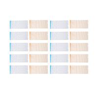 TIDTALEO Tarjetas de Asistencia de Doble Cara para Reloj Horario, Papel para Control, Paquete de 100 Hojas, Suministro de Oficina para Seguimiento Semanal de Empleados