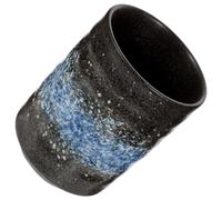 TIDTALEO Taza de Té Multifunción de Estilo Japonés Taza de Agua Pequeña Pintada a Mano en Azul para Hogar y Oficina Accesorio Compacto para Degustar Té Diario