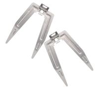 TIDTALEO Tenedores Giratorios 2 Piezas para Pollo Asado de Acero Inoxidable Prácticos y Fáciles de Insertar para Barbacoa y Horno Eléctrico