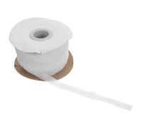 TIDTALEO Tira de Entretela Fusible de Color Claro No Tejida Línea Central, Rollo de 100 Metros para Costura y Forro Elástico, Tela de Forro Termoadhesiva para Prendas y Manualidades