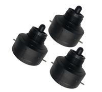 TIDTALEO Tweeter para Coche Piezoeléctrico 3 Unidades, Altavoces de Agudos para Automóvil, Accesorios de Audio para Sistema de Sonido Automotriz, Color Negro, Material Plástico Resistente