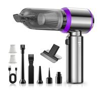 Tidy Cats Aspirador de Mano, 18000PA Aspirador Coche Potente, 3 en 1 Mini Aspiradora de Mano Sin Cable Portátil con 2 Filtro HEPA para Coche, Hogar, Oficina