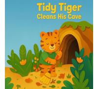 Tidy Tiger Cleans His Cave
