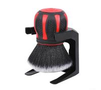 Tidy Up Your Ride - Juego de cepillos para detalles compactos diseñados específicamente para el cuidado integral del automóvil (rojo)