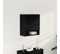 Tidyard Armario de Pared Moderno con Estantes, Roble Negro, 60x30x70 cm - Estilo y Orden Modelo YFXQY-862798ES