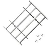 Reja de Seguridad para Ventana: Protección Robusta y Estilo Decorativo, Ajustable 500-650 mm