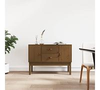 Tidyard Buffet Marrón Miel 110x40x78 cm Madera maciza de pino
