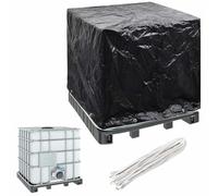 Tidyard Cubierta depósito de Agua IBC 8 Ojales 116x100x120 cm